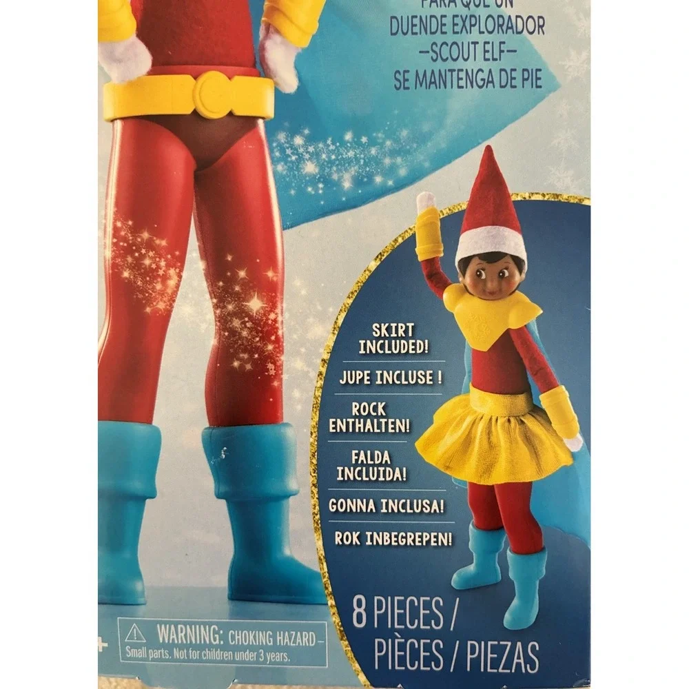 ELF ON THE SHELF‎ POWER HERO MAGI FREEZ SCOUT ELVES STANDING GEAR 8 PC NEW